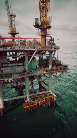 oil rig platform in the ocean