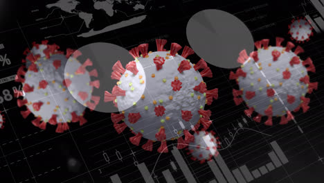 Animation-of-covid-19-cells-and-statistics-processing