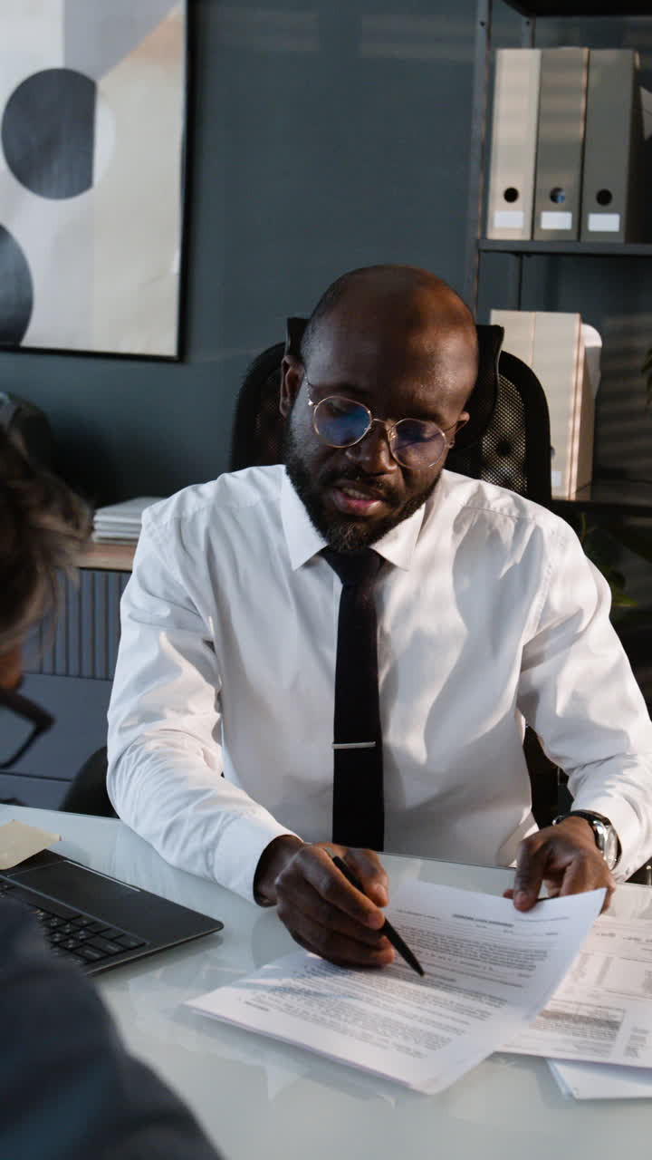 Business Meeting or Contract Signing