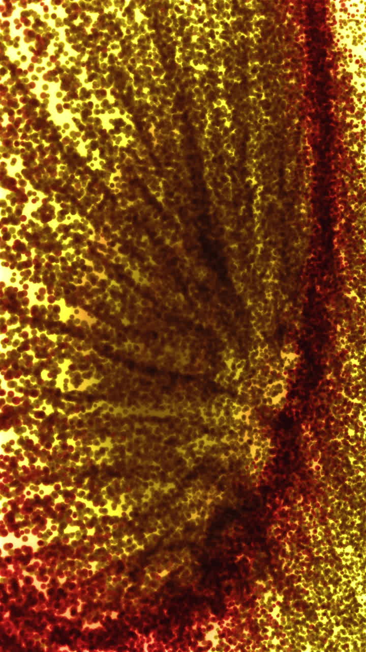 arte abstracto con colores amarillos y rojos