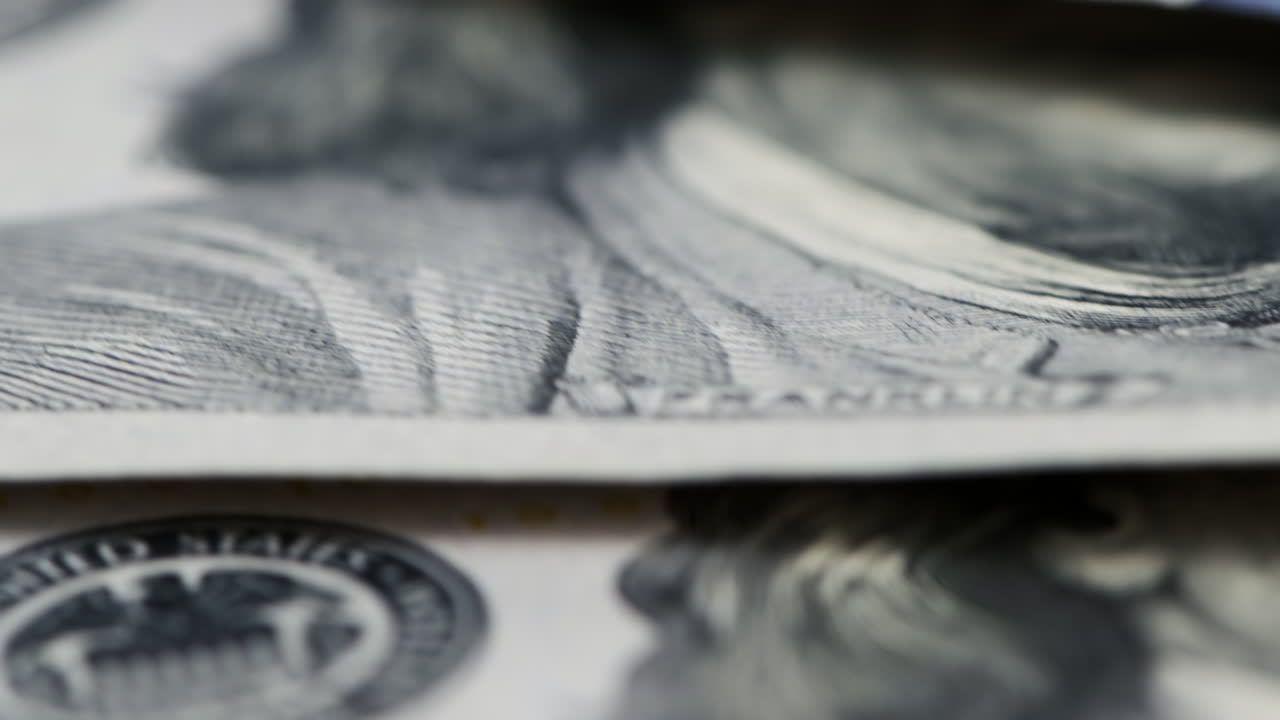 fondo de pantalla de billetes de cien dólares americanos de cerca