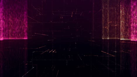 abstract digital  cyber city background