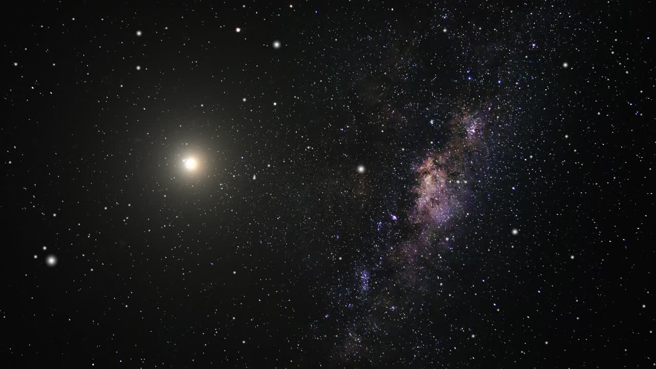 un universo oscuro y lleno de estrellas