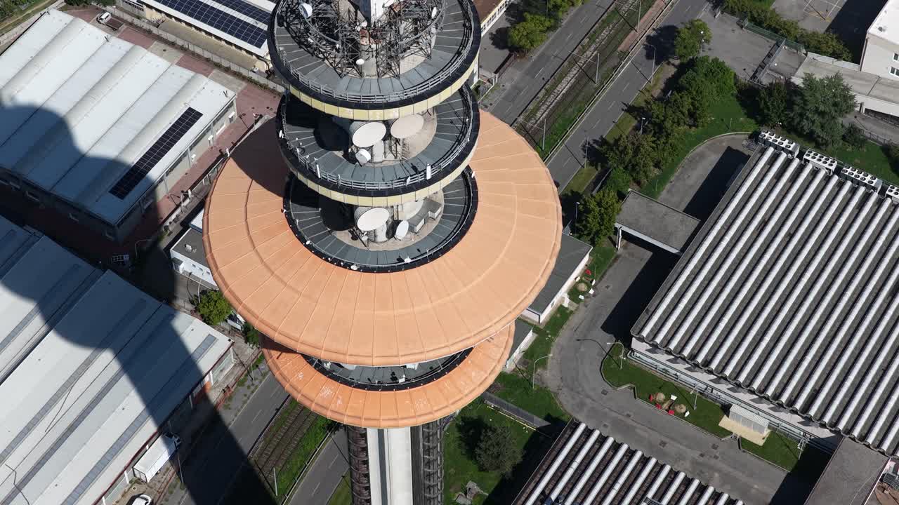 Rozzano telecom tower, telecommunication tower, 5G networks, signal transmission, and digital communication infrastructure