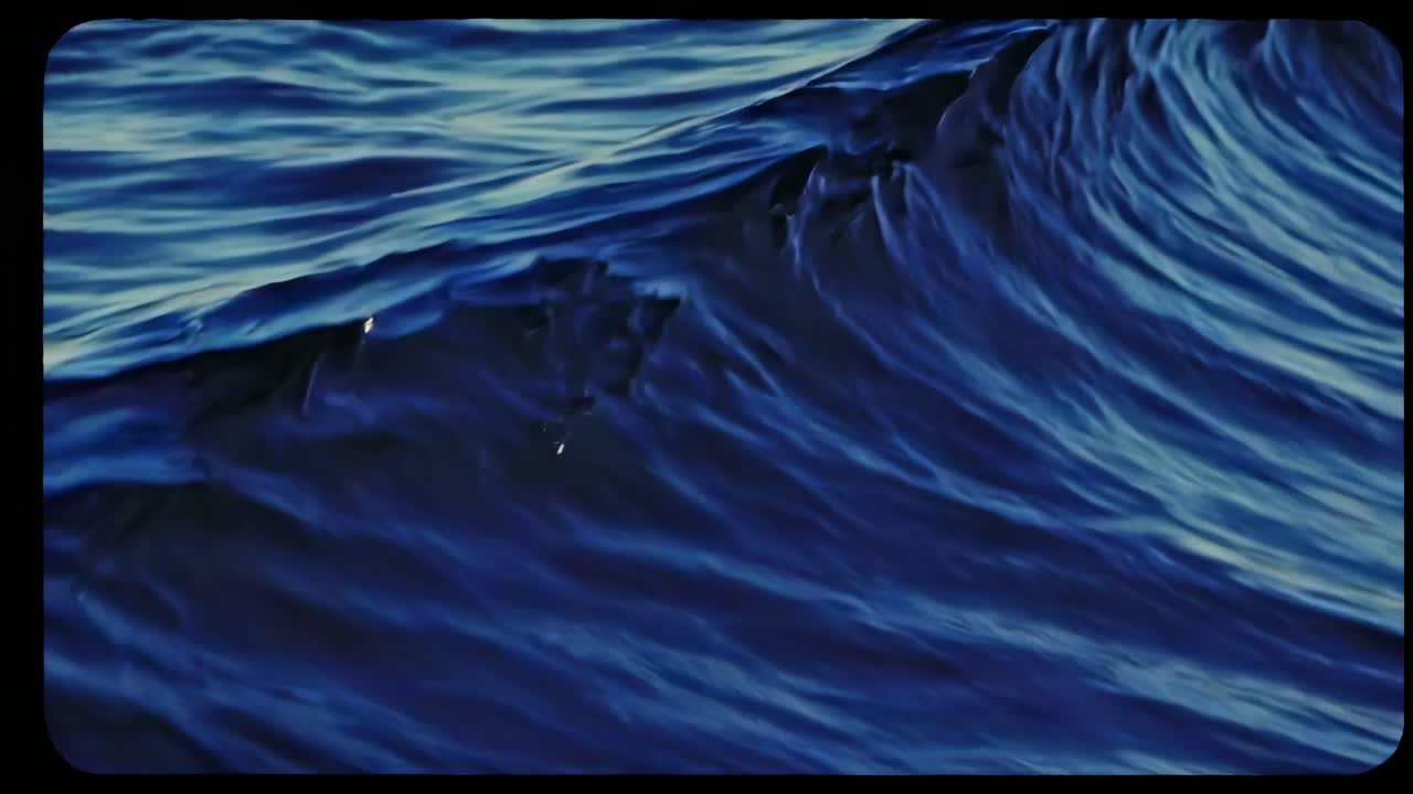 A dynamic ocean wave captured mid-crest, showcasing the power and beauty of the sea