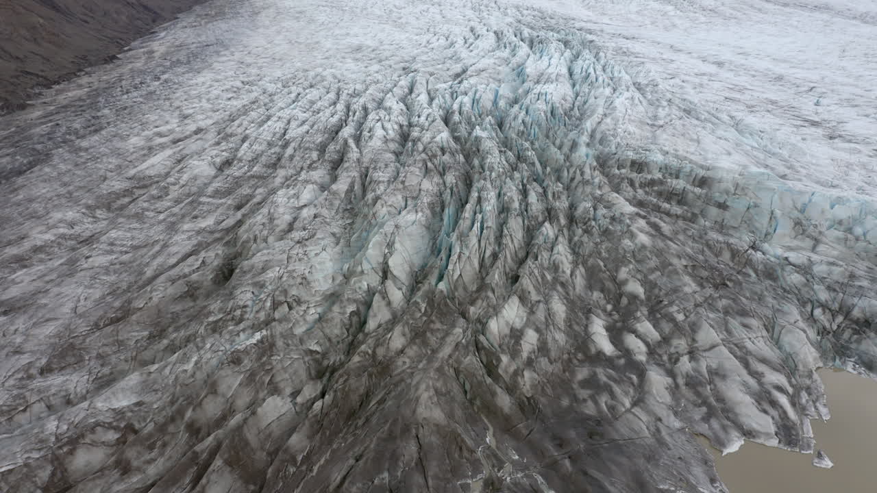 svinafellsjokull 빙하의 조감도