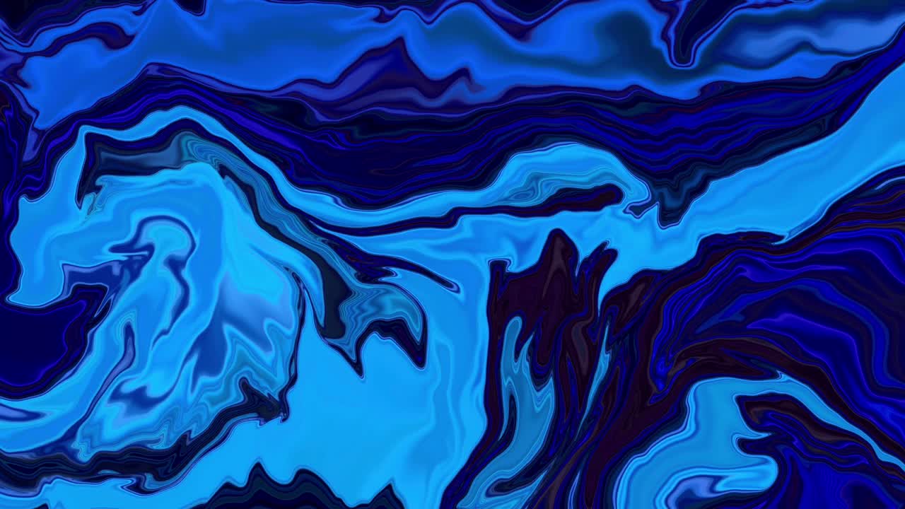 ondas líquidas azules que fluyen movimiento abstracto fondo borroso textura vibrante de moda, textil de moda, color neón, diseño gráfico ambiental, protector de pantalla.