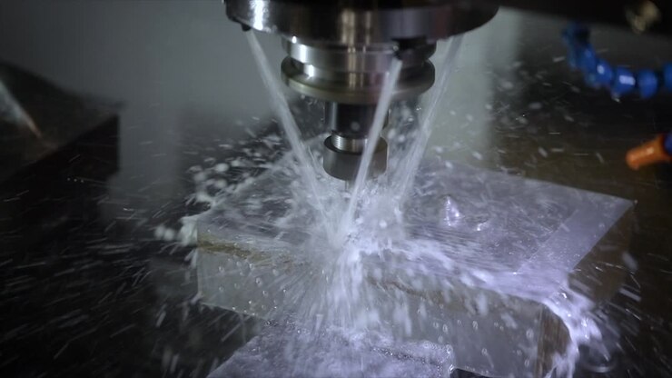Fresatrice CNC per la lavorazione dei metalli.