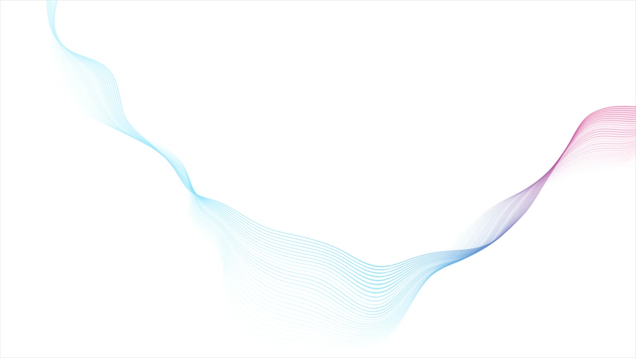 Blue purple minimal wavy lines abstract motion background