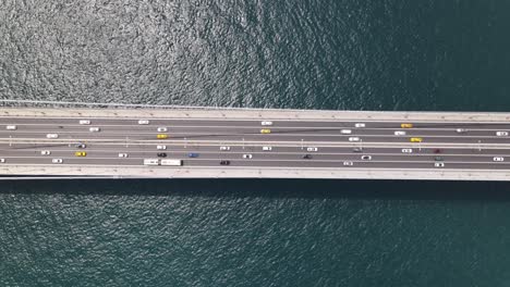 Tráfico-De-Coches-En-El-Puente-Aéreo-Drone