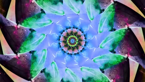 multicolor abstract kaleidoscope loop