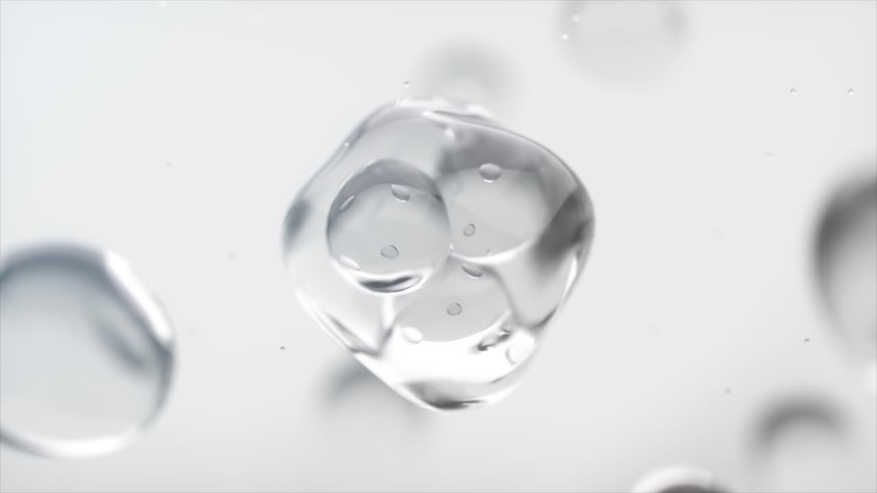 Bubble liquide astratte
