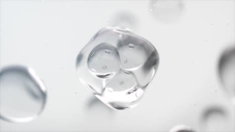 abstract liquid bubbles