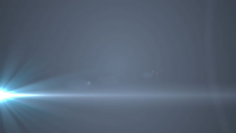 animación de un haz de luz azul parpadeante sobre un fondo gris