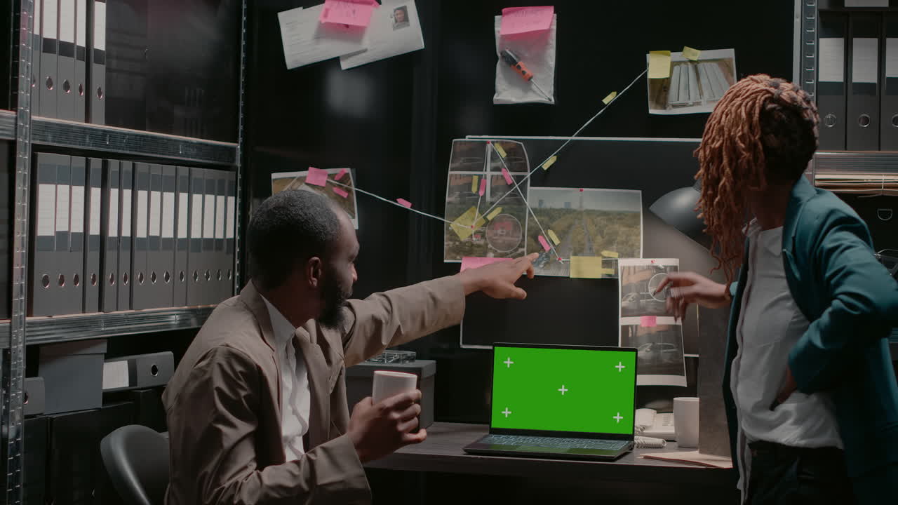 Detectives Investigating a Case