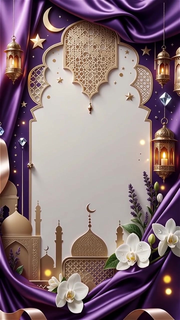 Compleanno del Profeta Maometto Mawlid al-Nabi Sfondo Islamico