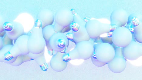 creative minimal 3d art. stylish 3d art in abstract space.trendy colors mixed. perfect background for music. 4k seamless loop video.