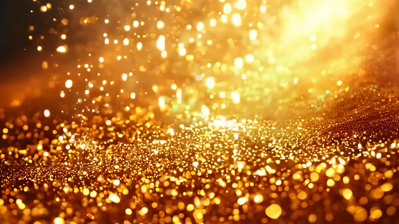 A bright orange background with a lot of sparkles. The sparkles are scattered all over the background, creating a sense of movement and energy. Scene is lively and dynamic