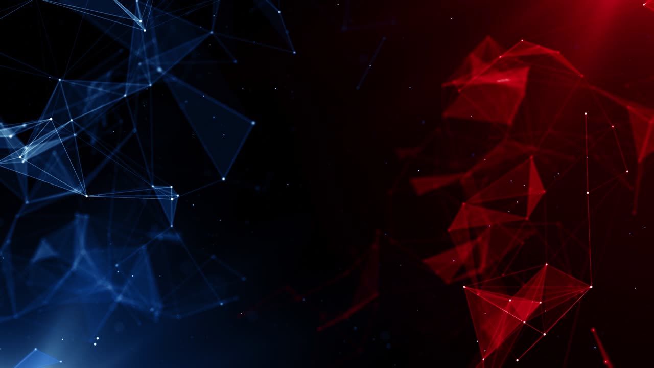 Plexus abstract network titles technology science background loop
