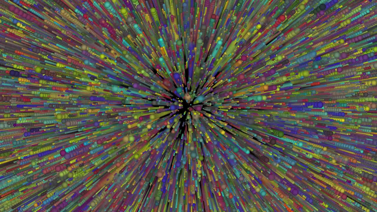 estallido de fotones sin fin 4k