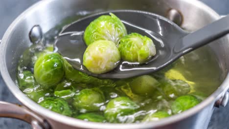 fresh green brussel sprouts close up.