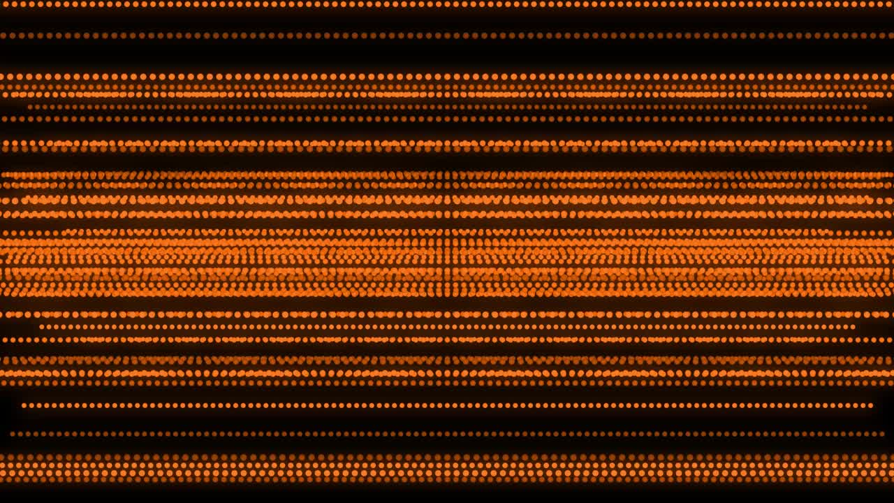 patrón de forma de punto de color naranja animación gráficos de movimiento