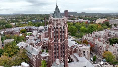 new haven connecticut aerial, yale university