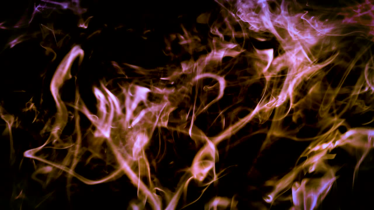 Smoke was filmed in slow motion and close-up.