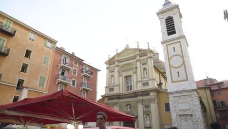 nice cathedral square in the afternoon