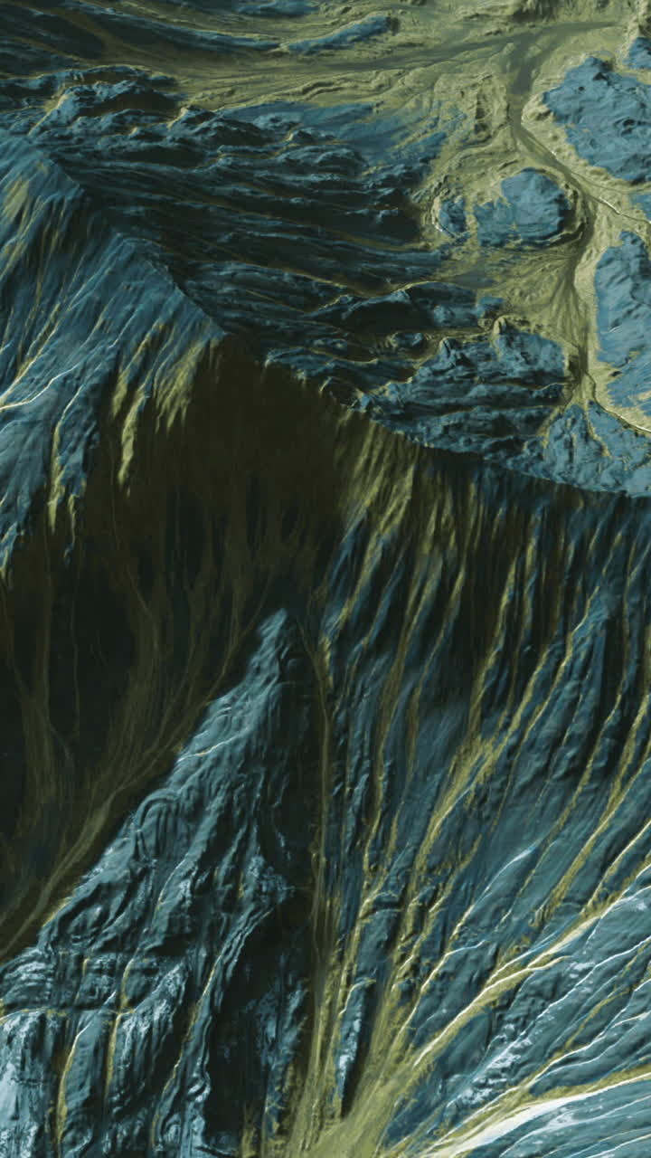 vista del paisaje del planeta alienígena