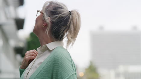businesswoman with shoulder pain