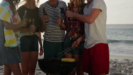 friends having a barbecue