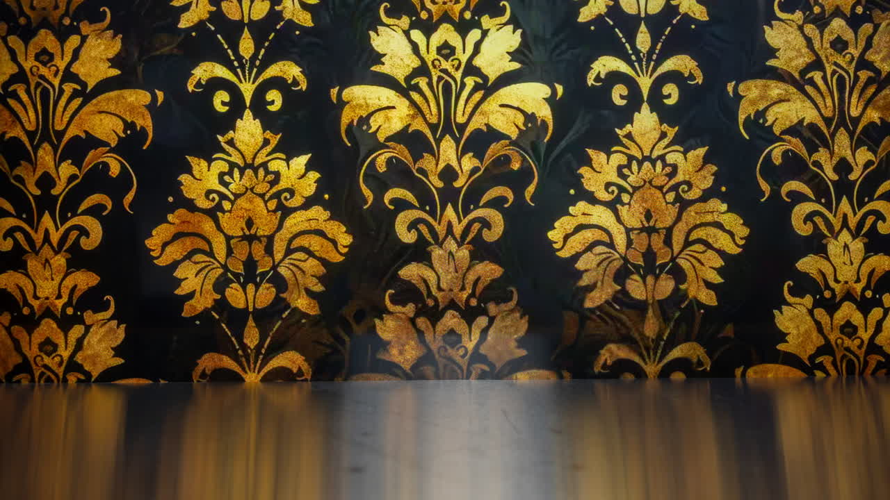 꽃과 함께 만든 벽지