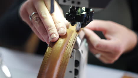 sewing leather belt
