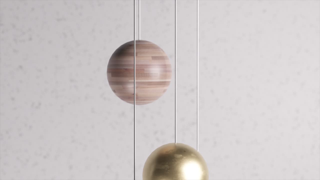 매달린 꽃 구 장식