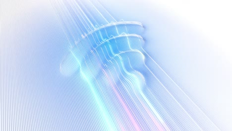 wifi signal in abstract blue background