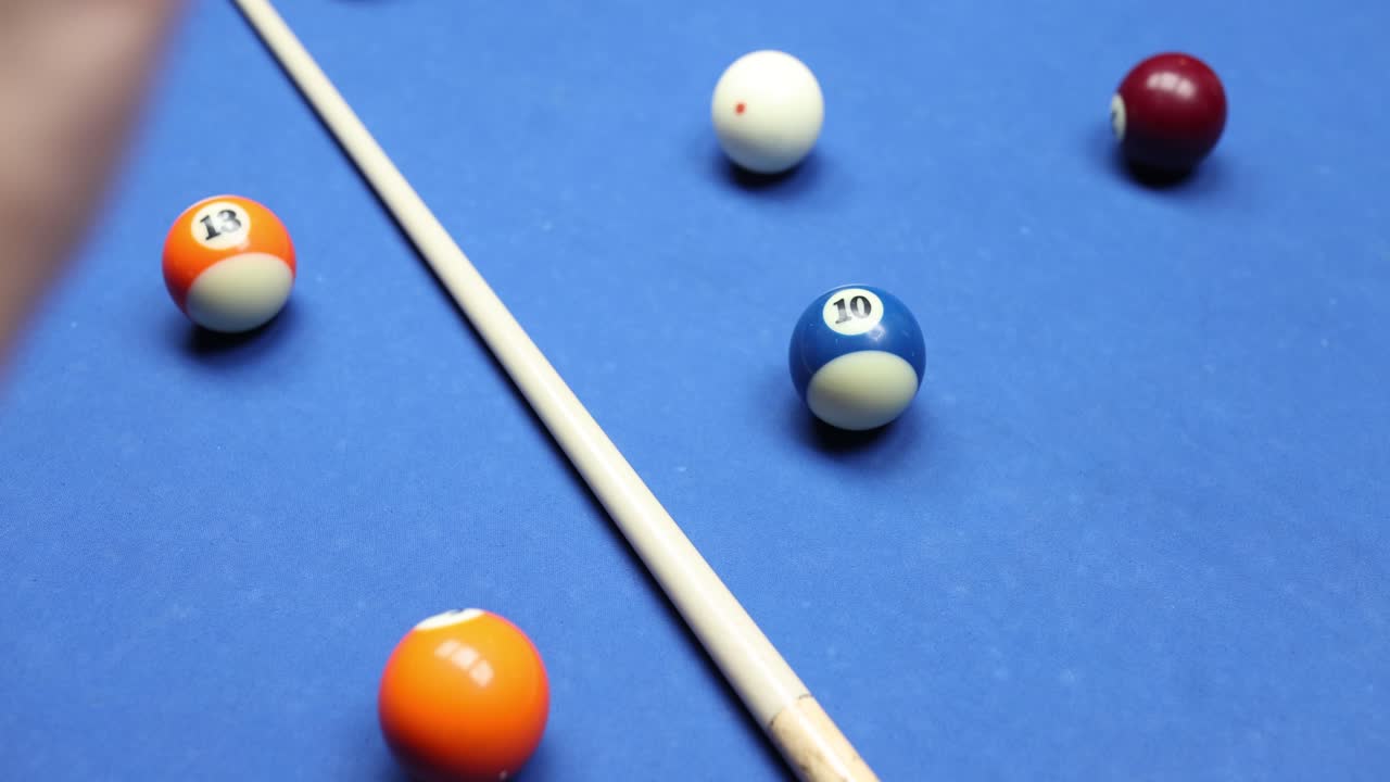 Playing Billiards Game