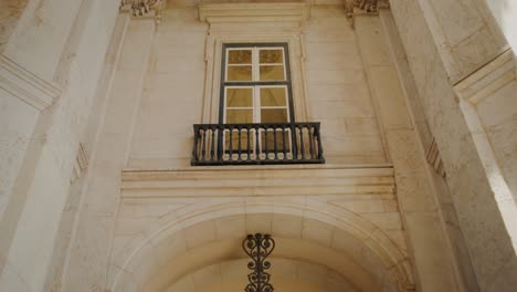 architectural detail of a european building