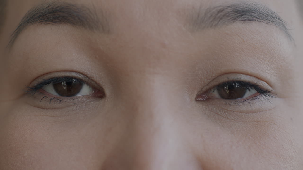 사람의 눈의 클로즈업