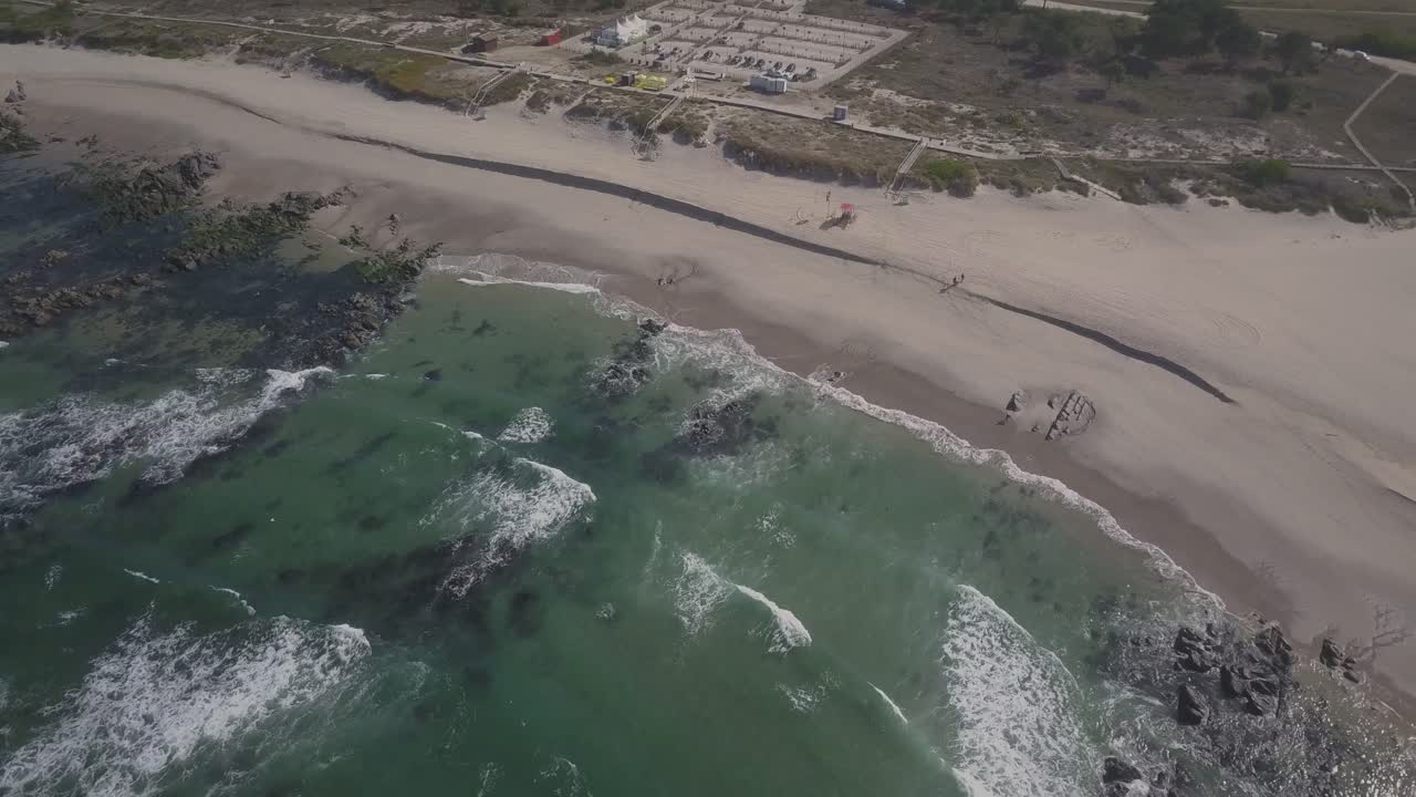 vista orbital de las ondas afife en viana do