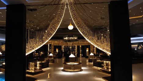 luxury perfume museum with exquisite arabic design