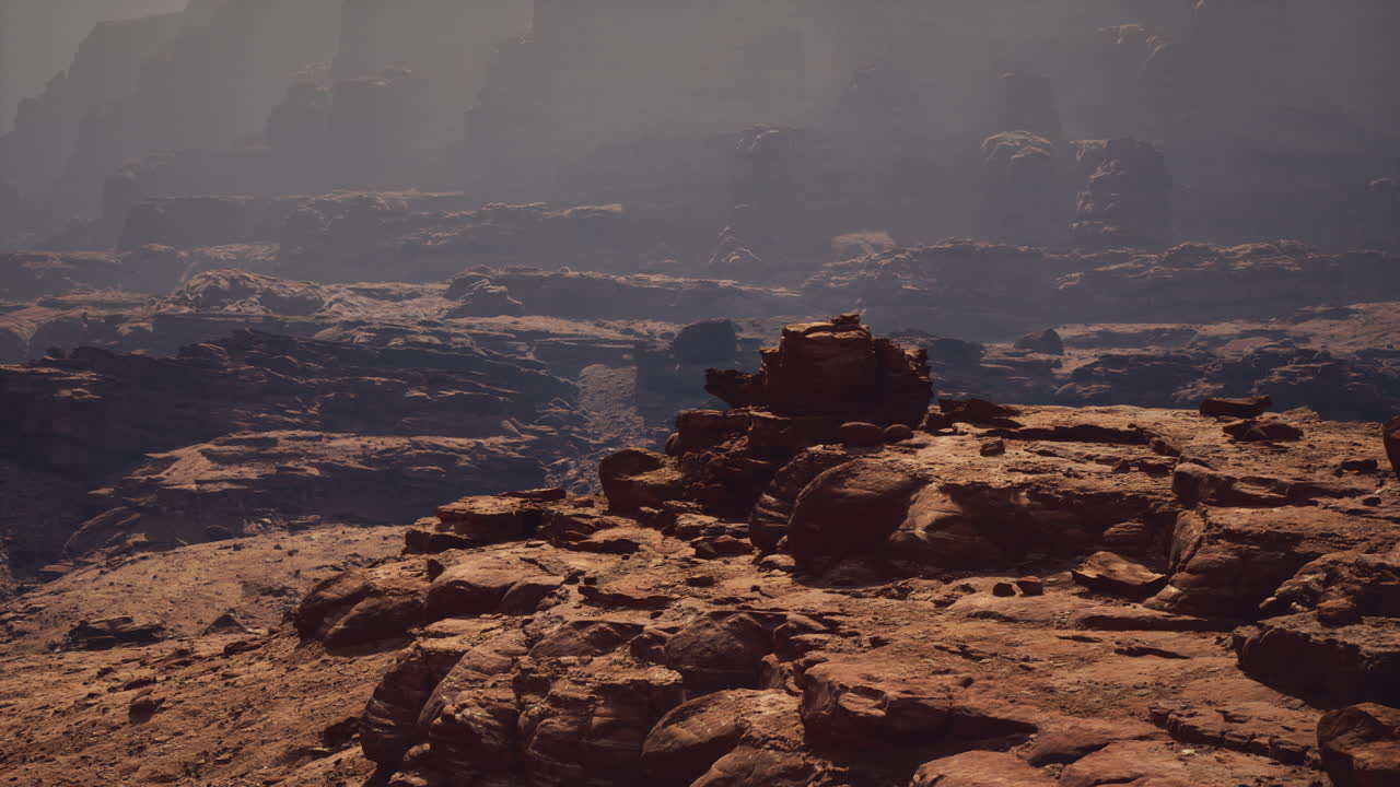 paisaje árido del desierto del cañón