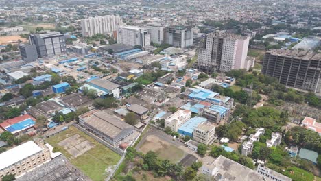 a unique perspective of mogappair, showcasing its vibrant streets and residential layouts