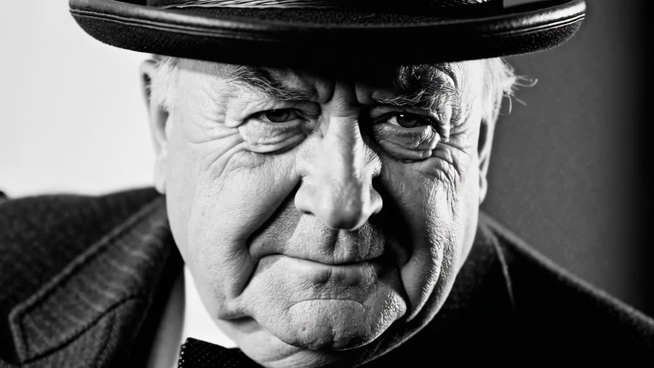 Portrait of an Elderly Man in Formal Attire