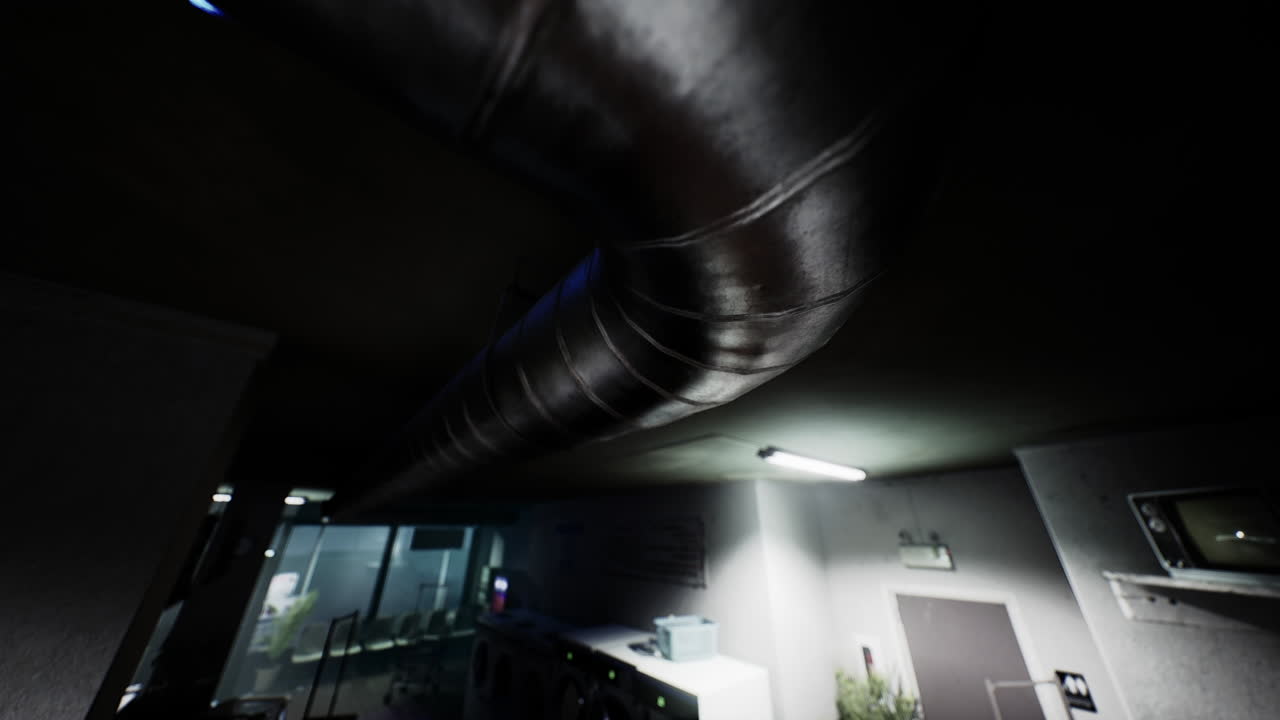 유리티 에 있는 산업용 환기 통로