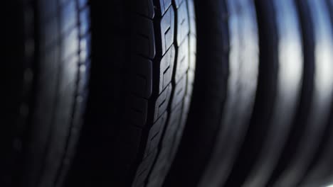 closeup of car tyres background video