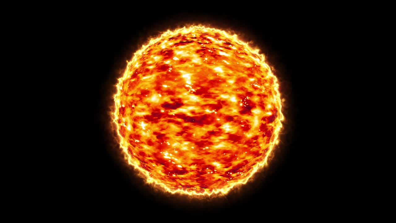 el bucle del sol ardiente