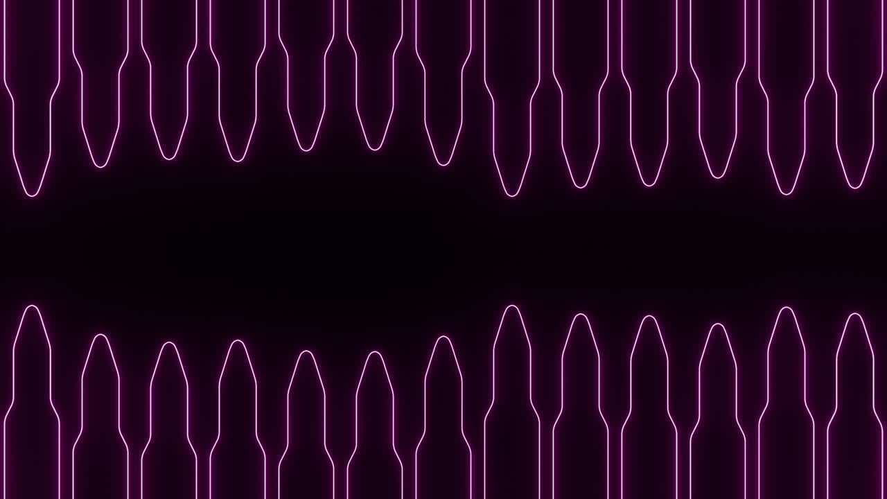 Abstract Neon Pink Geometric Pattern