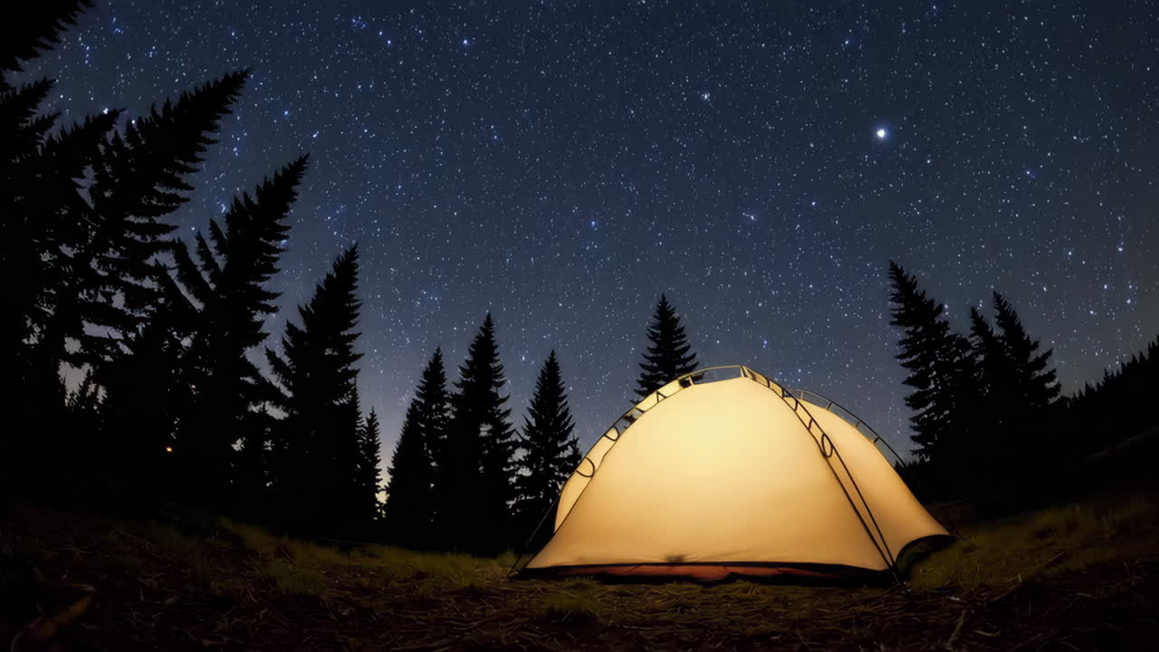 Camping Under the Milky Way