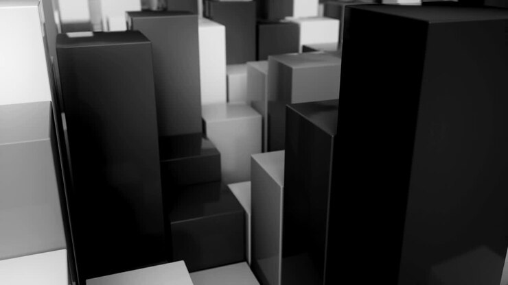 4K Abstract Cubes